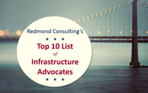 Top 10 List of Infrastructure Advocates